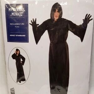 Mysterious Menace Black Robe Adult Costume